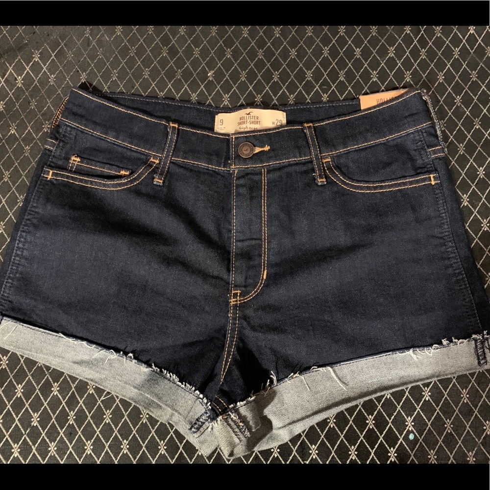 High rise hollister shorts